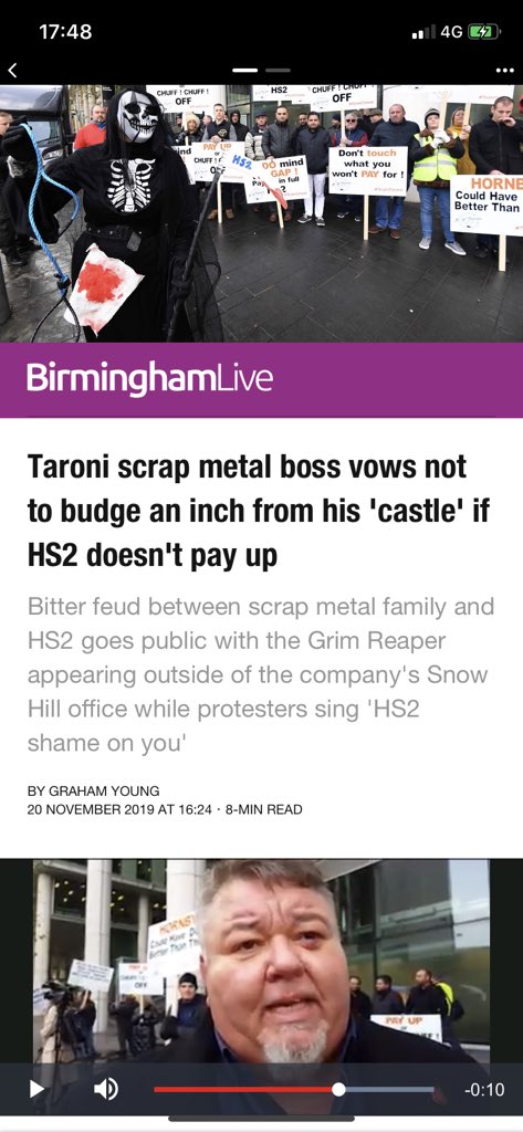 Go Dad, we will stand up for ourselves, always have, always will. HS2 cannot steal our land, they will not have possession untill they have paid us... #greattrainrobbery #hs2robbers #teamtaroni #makingastand