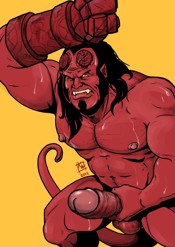 Still alive and doing smut. #hellboy #nsfw #monsterporn.