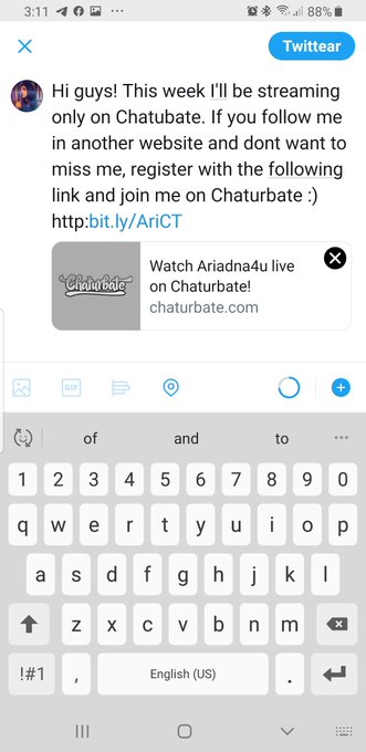 Guys... this is the link to register on my chaturbate account https://t.co/SlVWfuWjLU  come and let's<a href="/tag/sexy"class="tags"><span>#sexy</span></a><a href="/tag/live"class="tags"><span>#live</span></a>