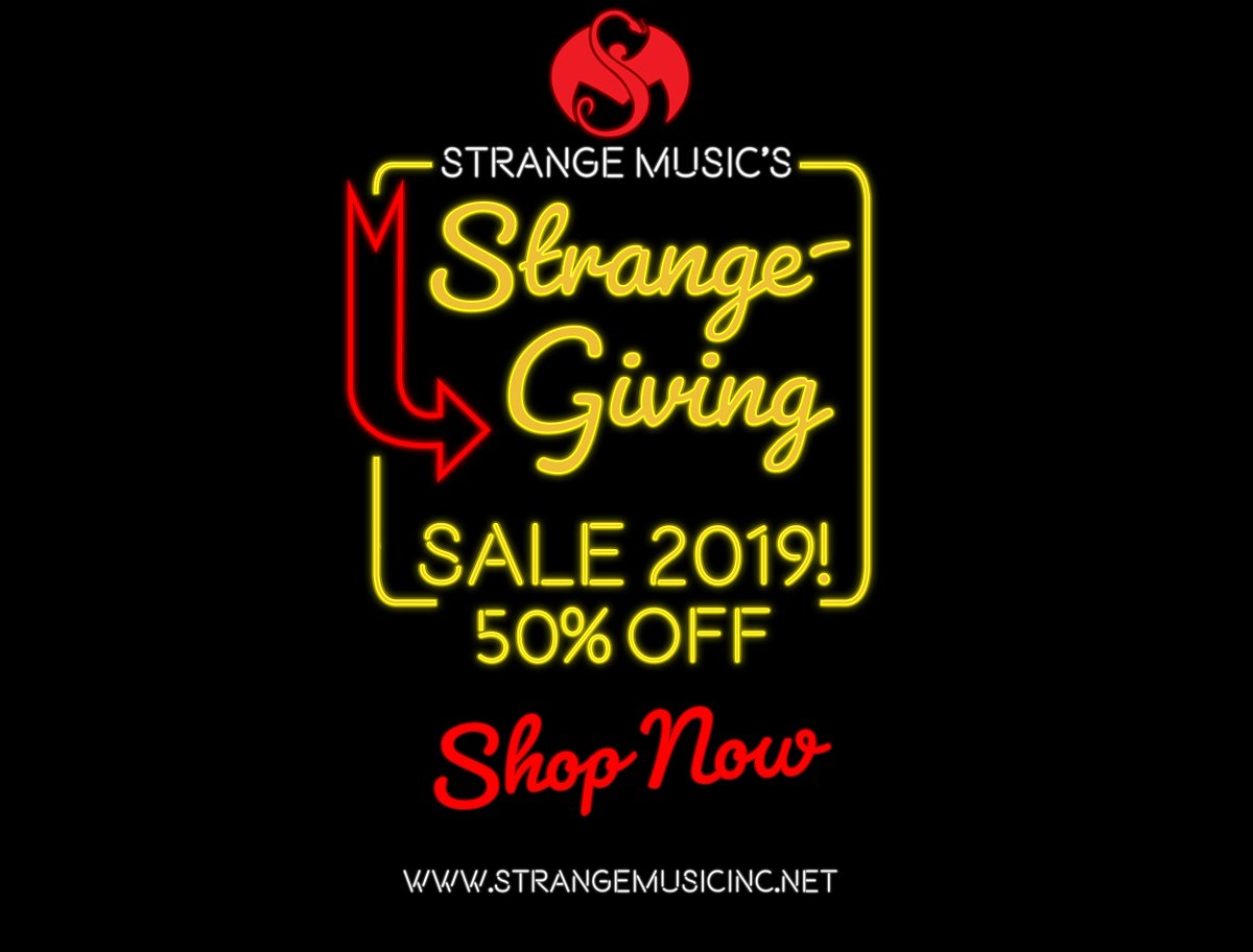 TechN9ne's tweet photo. TECHNICIANS! The #StrangeGiving Sale is LIVE! HEAD OVER TO https://t.co/c0Z5u7MBVZ now to get 50% off! https://t.co/iOqHCF2kJL