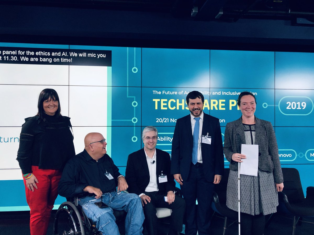 Today <a href="/malinrygg/">Malin Rygg</a> participated at #TechSharePro2019, in panel with <a href="/yuvalwag/">Yuval Wagner</a> Stuart Seaborn, Alejandro Moledo and <a href="/EllieSouthwood/">Eleanor Southwood MBE</a> «Carrots and sticks: a global perspective» abilitynet.org.uk/techsharepro20… #uu #a11y #universellutforming #ud #tilsyn #ikt #inclusion
