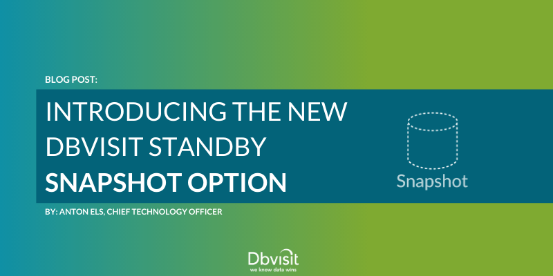 dbvisit's tweet photo. Check out the following blog by Anton Els (@aelsnz) to learn more about the Dbvisit Standby Snapshot Option use cases, configurations available in this option, and more: https://t.co/2dr1xhoEAe https://t.co/yHzYMXtqZU