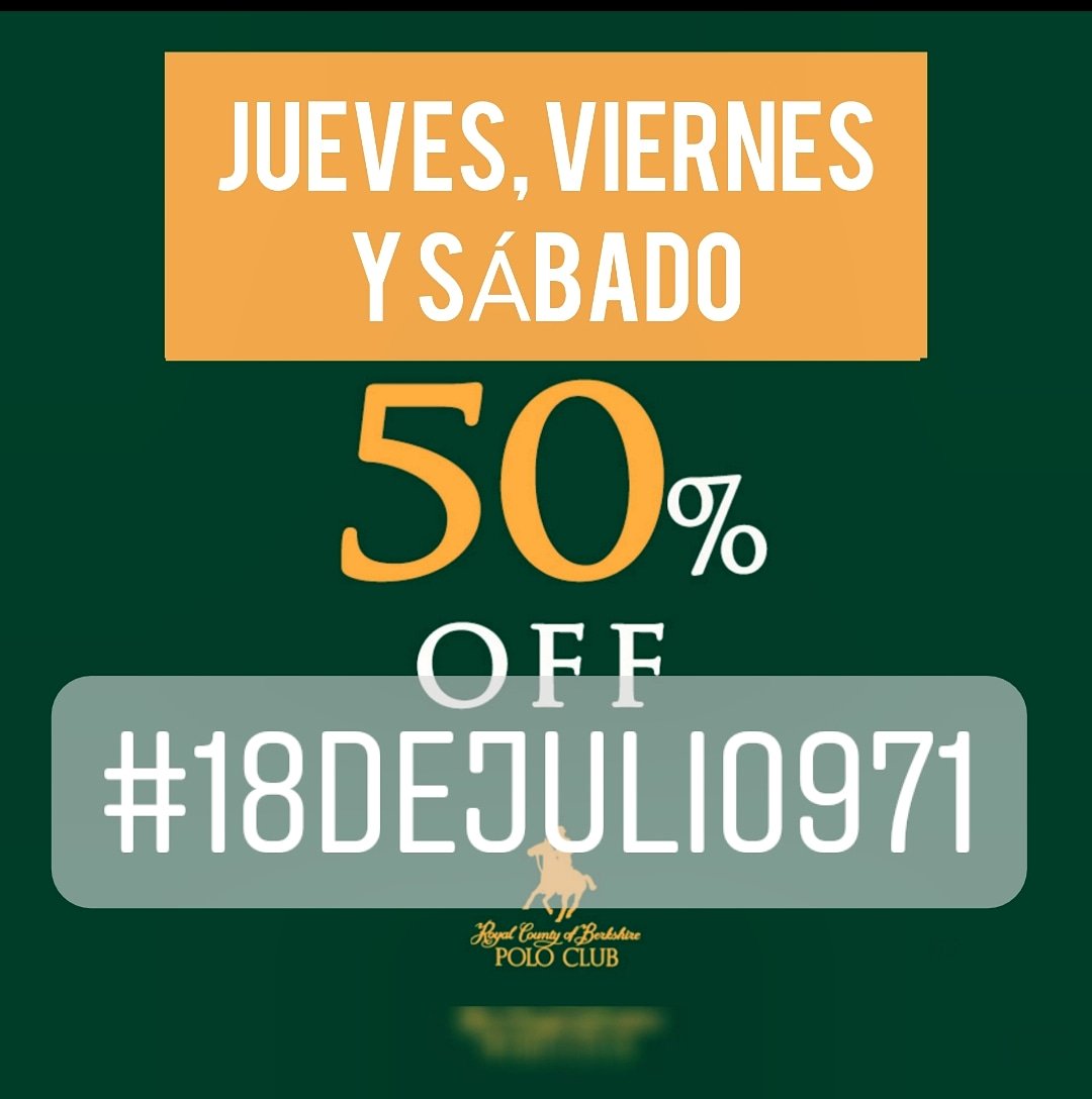 Berkshirepoloclub Uy D I A D E L C E N T R O 50 Off En Nuestra Tienda De 18 De Julio 971 Esq J Herrera Diadelcentro 50off 18dejulio971 Polocluburuguay Welovepolo T Co 7hojnshozq