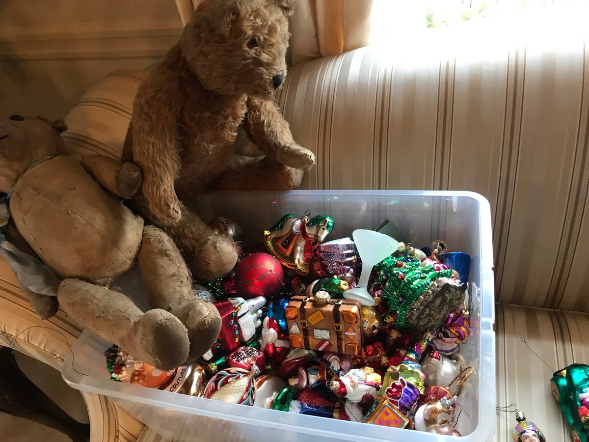 Vintage Teddy bears, Steiff Circus and Christopher Radko ornaments all available at our weekend Christmas estate sale, this Friday - Sunday. See our ow.ly/2F0x50xgaEH for more details and pictures. #SteiffCircus   #VintageteddyBears. #RadkoOrnaments