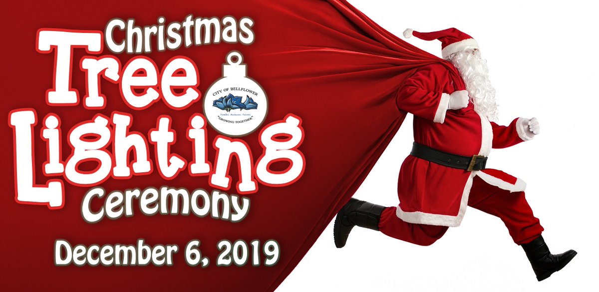 CityBellflower's tweet photo. Make sure you SAVE THE DATE for this years’ Christmas Tree Lighting on Friday, December 6, 6:30 p.m.! Enjoy visits with Santa, carolers, refreshments, real snow sledding and much, much more! We will see you there! #BellflowerTLC #BellflowerRocks #HolidayFun https://t.co/2pU8GNtVxj