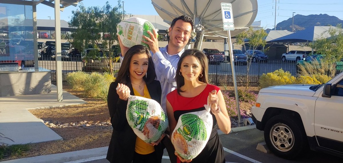 Thanks <a href="/KTSMtv/">KTSM 9 News</a> for our turkeys!! Have you bought all your Thanksgiving groceries yet?!!