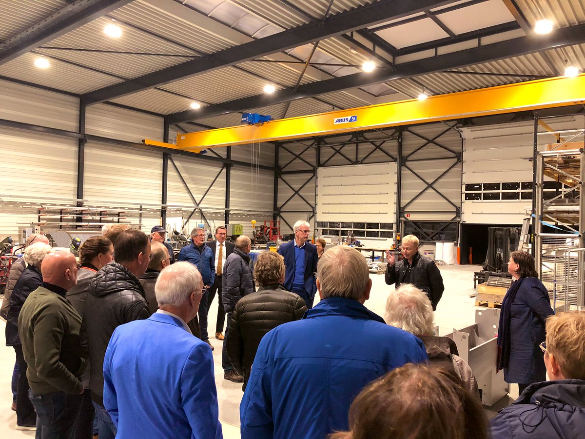 CDASWF's tweet image. Voorafgaand aan onze ALV op woensdagavond was er een bedrijfsbezoek bij De Boer RVS in Makkum. Een parel in onze gemeente voor wat betreft werkgelegenheid, vakmanschap en innovatie.