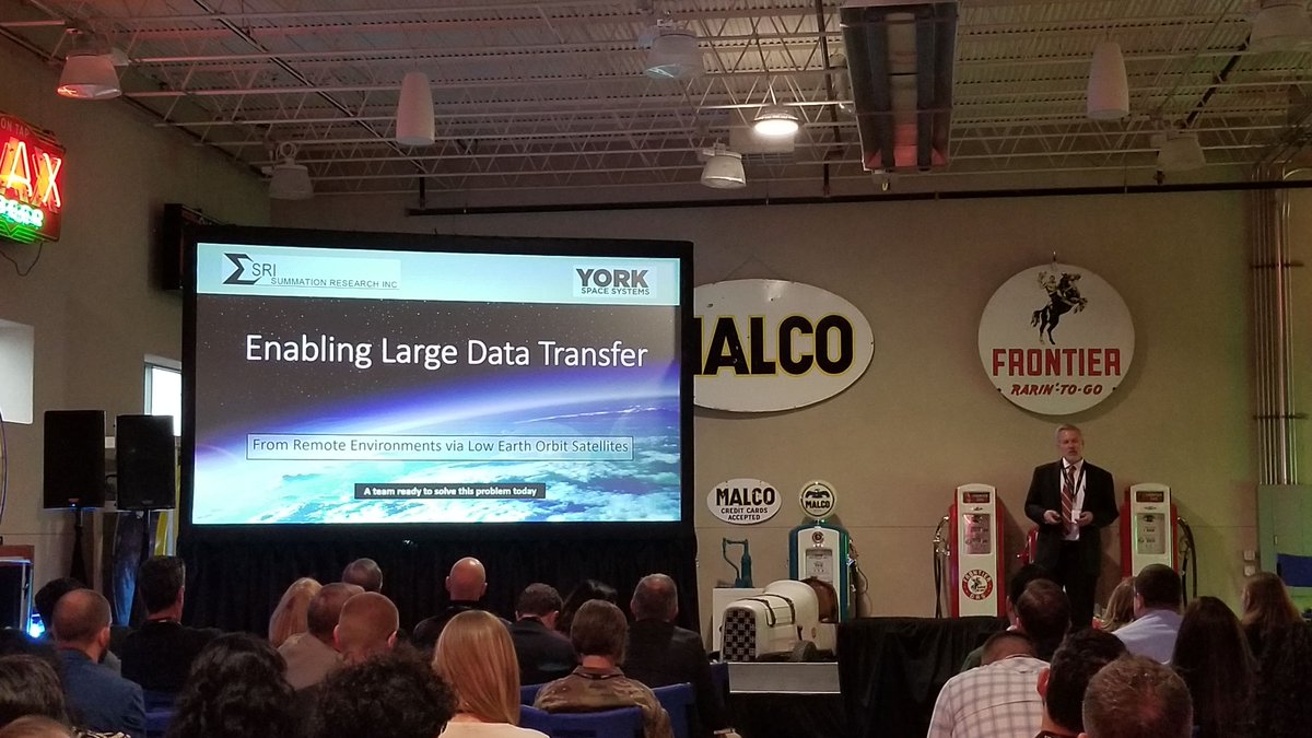 Hyperspace_AFRL's tweet photo. Summation Research produces Satellite Comms & Aerospace Telemetry Ground Receiver and Transmitter Systems for the most challenging of missions. Thanks Wayne for the inspiring pitch! #SpaceStartupSummit #HyperspaceChallenge #Space
@AFResearchLab @CNMIngenuity @goABQid @VisitABQ https://t.co/DUFugR3F45