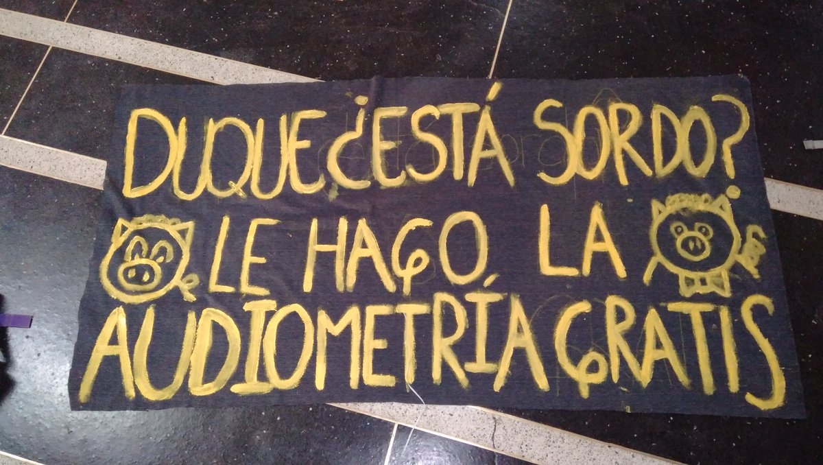 saludactivaun's tweet image. Mandan decir los Fonoaudiólogos de la @UNColombia  
#EnPazElParoVa #ParoNacional21Nov