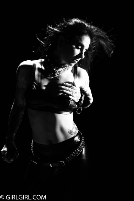 2 pic. bad ass rocker chick @JoannaAngel from her scene Rock Icon at https://t.co/zgL7JL6IQ6

#lesbian