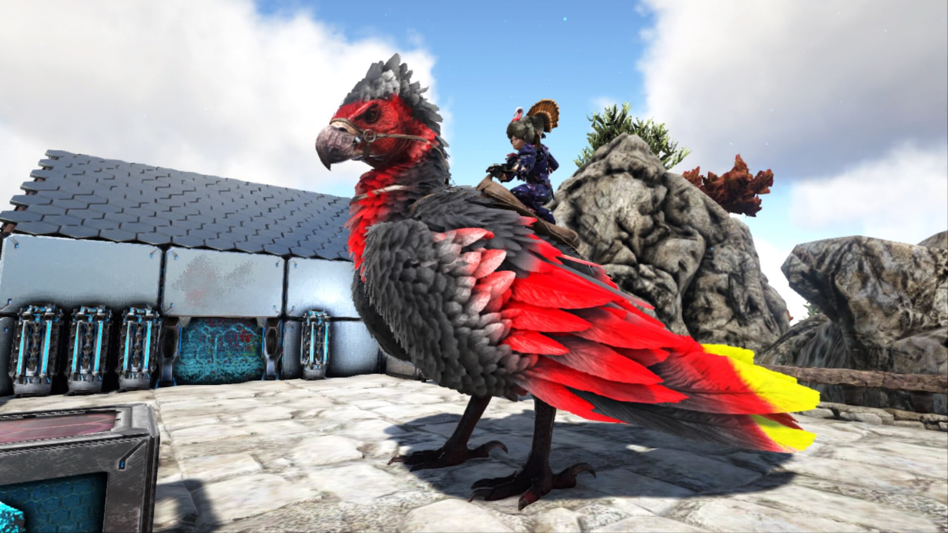 マコ 個人的に好みの配色のアルゲン見つけたからすぐにテイムしてみた テイム待ってる時間がまたarkって感じだしスーパー七面鳥もかわいい Ark Ps4 マコ鯖 T Co 3pjtmjtkl3 Twitter