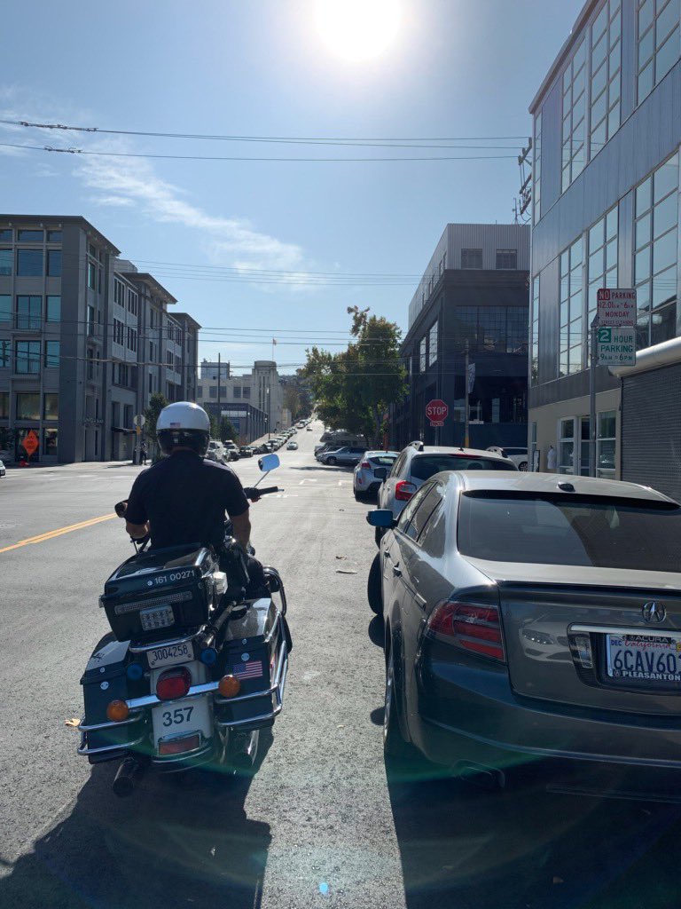 Traffic Company supporting Vision Zero with traffic enforcement @ Rhode Island and 16th. <a href="/SFPD/">San Francisco Police</a> <a href="/SFPDSouthern/">SFPD SouthernStation</a> <a href="/VisionZeroSF/">Vision Zero SF</a>