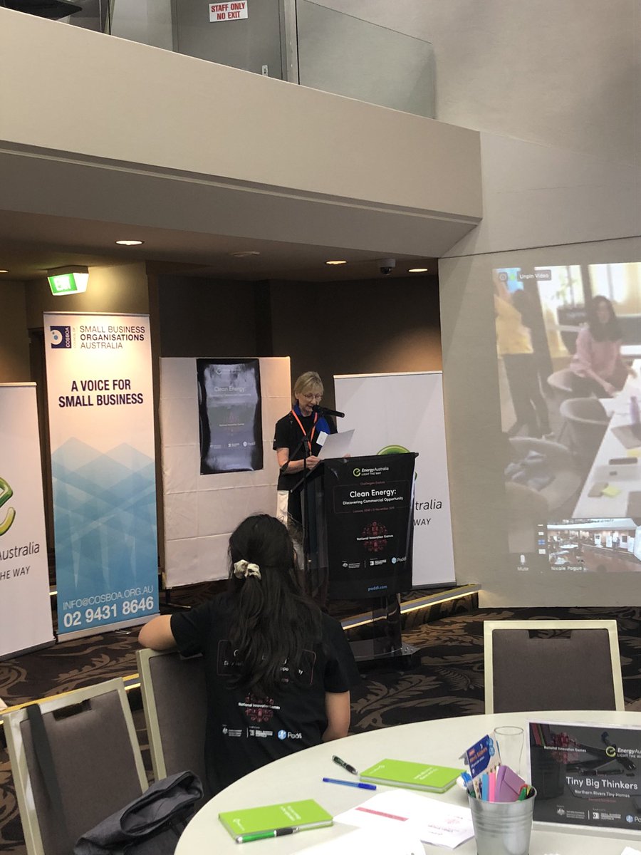 PaddlJobs's tweet photo. And we’re off! The Nat’l Innovation Games w @EnergyAustralia @ScienceGovAu @COSBOA has kicked off in Lismore w inspiring speeches from @DomPaddlCo and Duncan Bryce, EA. Keep up with the day’s action as we tweet regular updates! #nationalinnovationgames #eawearebusiness https://t.co/LQezCituUz