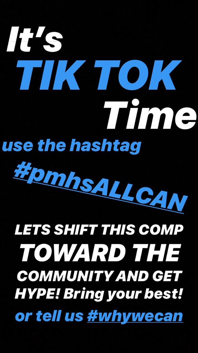Let’s do it!! We want to help our community so let’s see those tik toks! Dont forget to bring in peanut butter tomorrow!