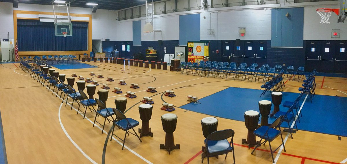 #TycoonSounds
Another great drum experience. 
The <a href="/dancingdrum/">Dancing Drum</a> group ready to a School <a href="/DrumDay/">Dancing Drum</a> in Buncombe County, NC
For more info about our Dancing Drum Signature Series #Djembe and Djun Djuns, please visit this link:
tinyurl.com/sx3zcz7
#PlayedWithHeart <a href="/playdrumsdotcom/">PlayDrums.com</a>