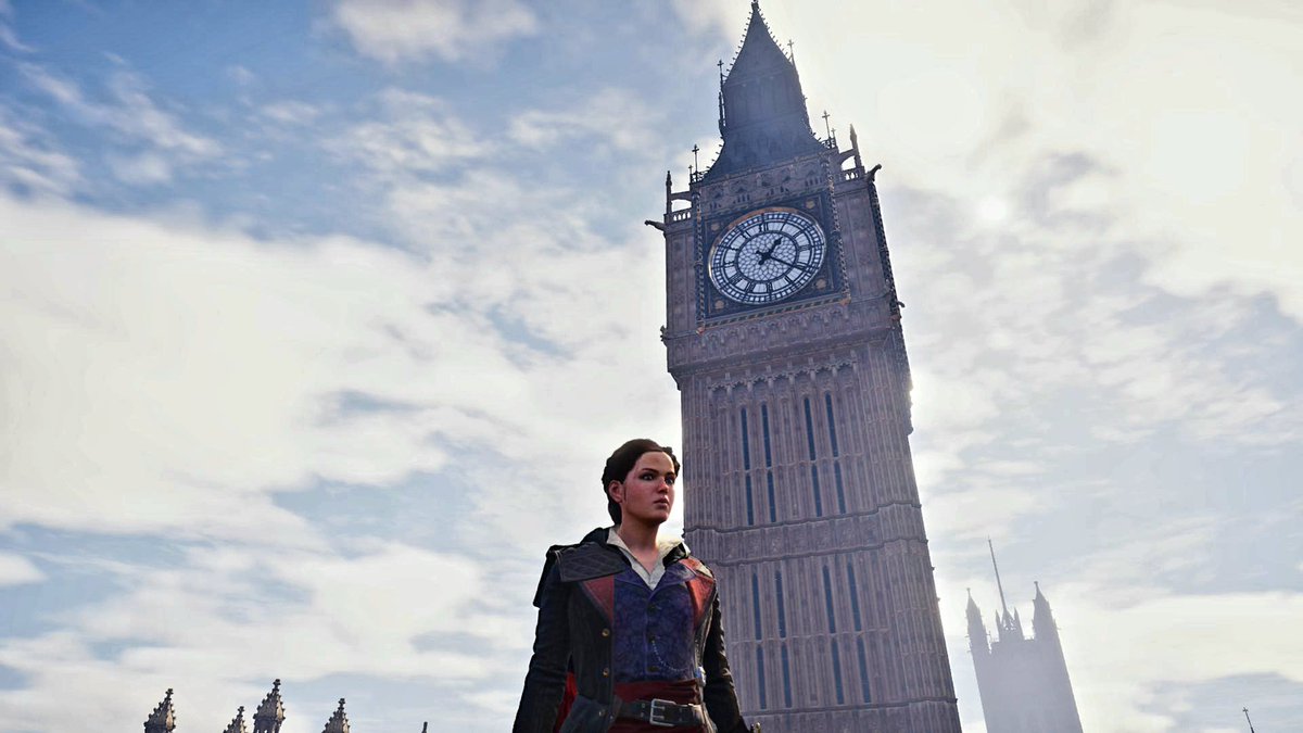 SavageYmir's tweet photo. More shots of the Big Ben 🇬🇧

#EvieFrye #BigBen #AssassinsCreedSyndicate #AssassinsCreed #acphotomode #PhotoMode #screenshots #Ubisoft #VGPUnite #VirtualPhotography #GamerGram #Gametography #TheCapturedCollective #VirtualHeaven #photography #PS4share #Playstation https://t.co/IprEGA1QRX