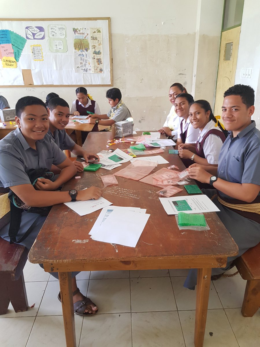 STEMforHealth's tweet image. We were so privileged to work with the incredibly bright, kind, and motivated students at Tonga Highschool along with @OJCollege  on an optical heart rate monitor project.  We also learned so much from the staff at Vaiola Hospital about the medical devices in action! @DoddWalls