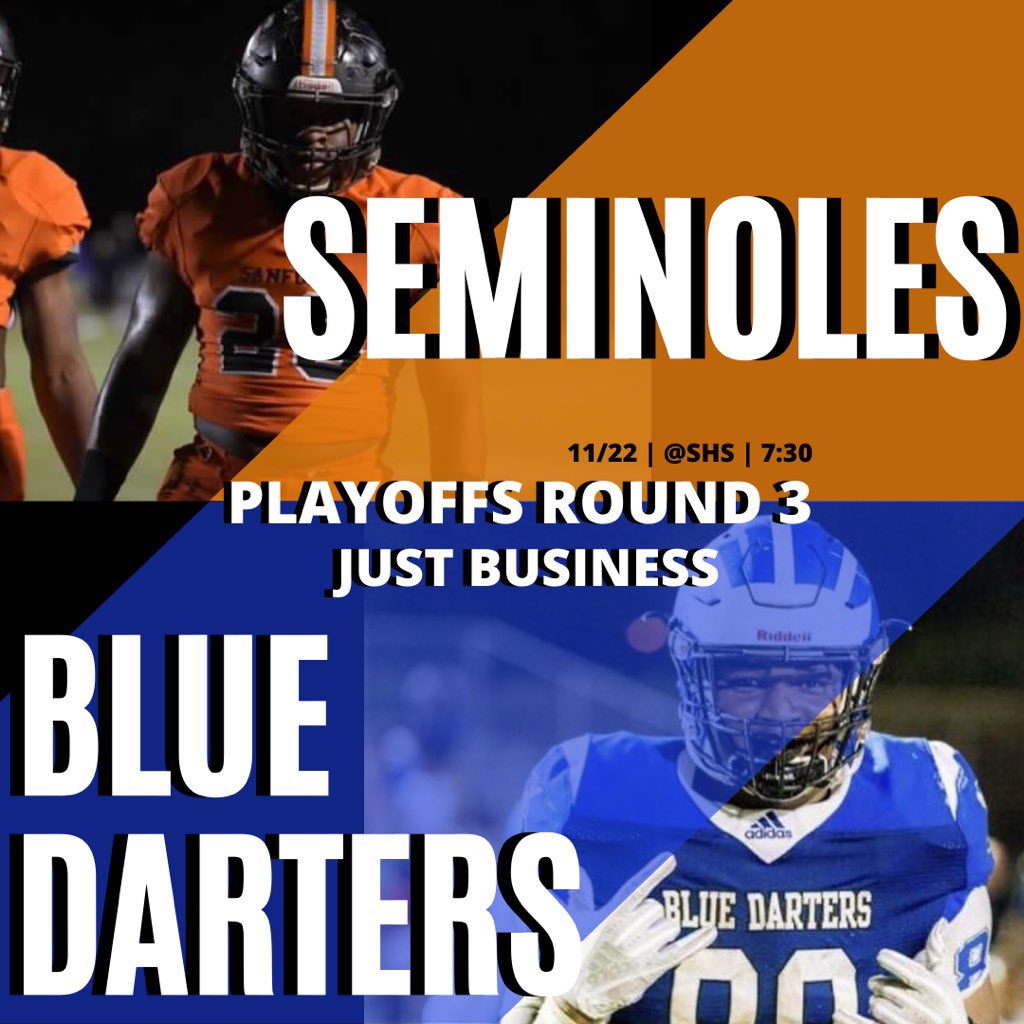 1 day and a wake up! It’s time to get down to business. 
Commitment, Discipline, Effort, Toughness, Pride. 
<a href="/CitySanfordFL/">City of Sanford</a> we need YOU to come out in Full force. We want to see Orange &amp; Black in the visitors stands!

<a href="/NolesStudents/">Seminole High Student Section</a> be LOUDER! 

#DontLetUp #DontFlinch #PutItDown