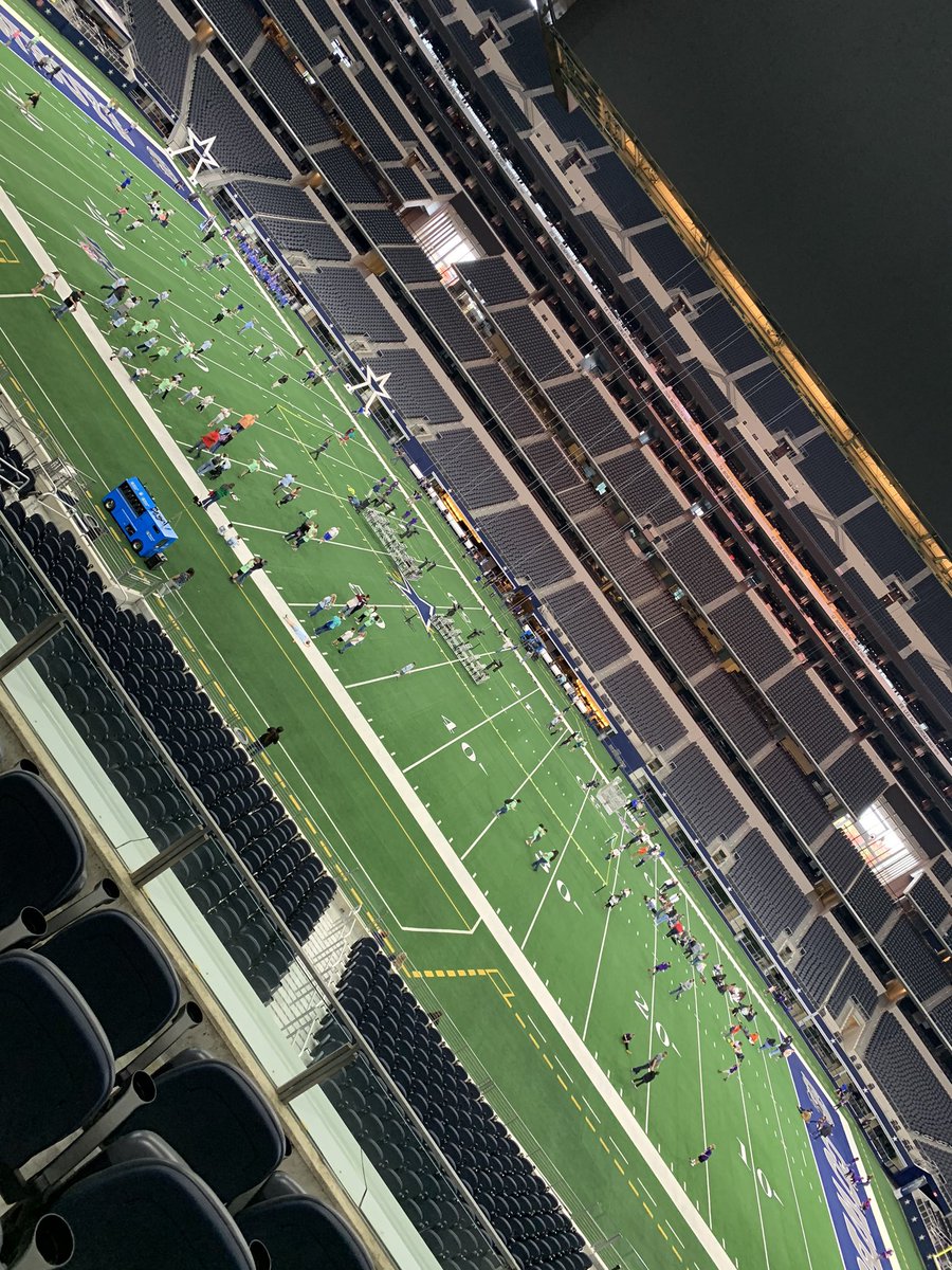 aesjohnson's tweet photo. We had the best day EVER! We got to tour the Cowboy’s stadium! I cannot wait to read all about their thoughts and experiences through their writing. 💙🏈 ⭐️ #BeActon #aes3rd https://t.co/s4iXi9o3x3