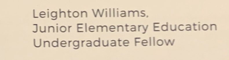 Amazing Program Bowie State College of Education! Thank You for the opportunity to share!