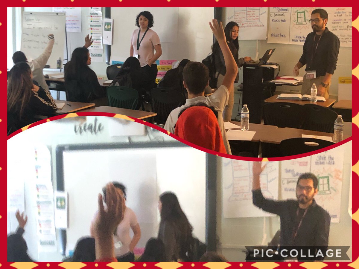 EISDSpecial's tweet photo. Mr. Escobar and Ms. Celeste Martinez had an engaging lesson in Science Fiction Poetry today. Students were greatly interested and involved with the activity. Great and Innovative CoTeachers! #EngagingAndFun #DetailsMatter https://t.co/aFHbvyO8P3
