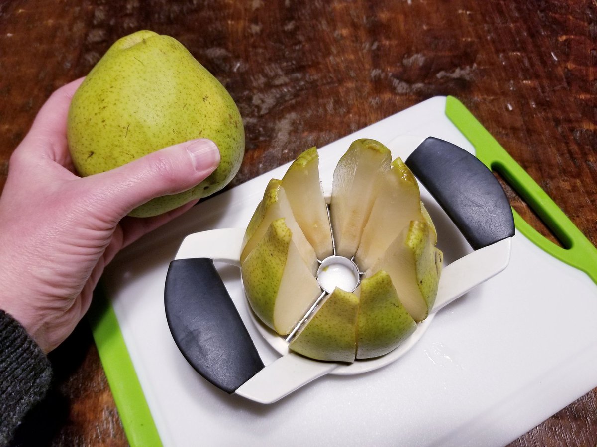 My favorite #pears are back for the season! You can find Comice pears <a href="/EdgewoodRdHyVee/">Edgewood Road Hy-Vee</a>