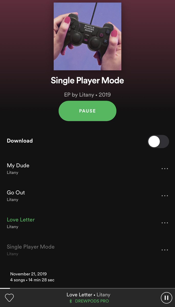 drew_pgh's tweet photo. @litanymusic Not sure why I can’t access the song Single Player Mode - but can’t wait to hear it in full! Hello from Pittsburgh, Pa! Keep releasing the hits! https://t.co/42Q8xjkFoV