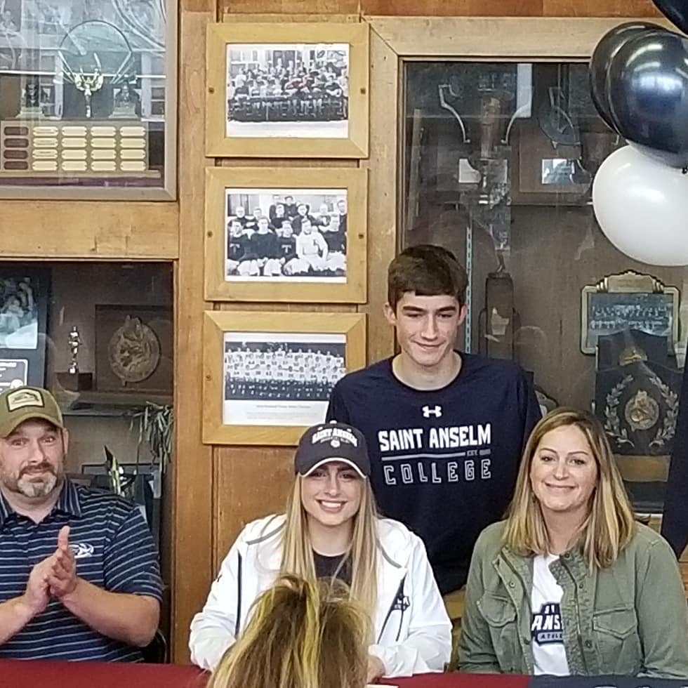 SPCAthlete's tweet photo. Huge congrats to #SPCAthlete @alyannabeaud0in on signing with D2 Saint Anselm College for women's soccer today! We're so proud of you! #SPCFam #JoinTheFam #Mouse https://t.co/H1hNvEpjks
