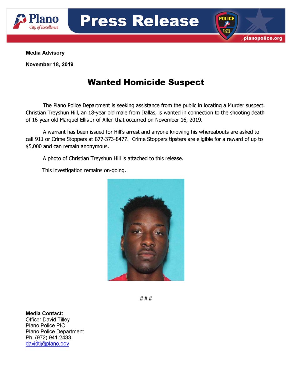 Plano Police (Texas) tweet media