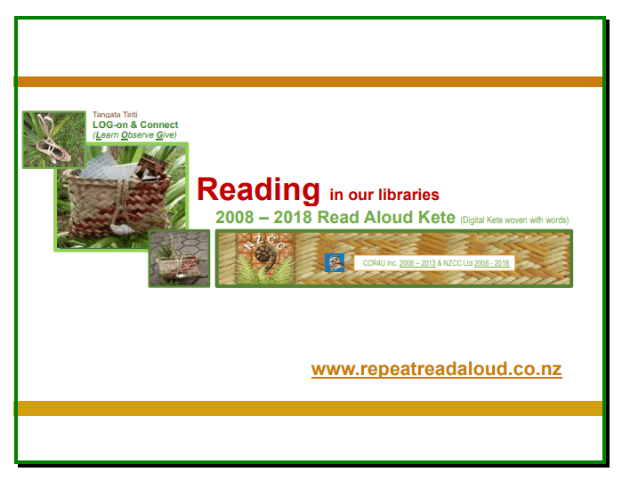 Reading in our Libraries 2008-2018 repeatreadaloud.co.nz/reading-in-our…