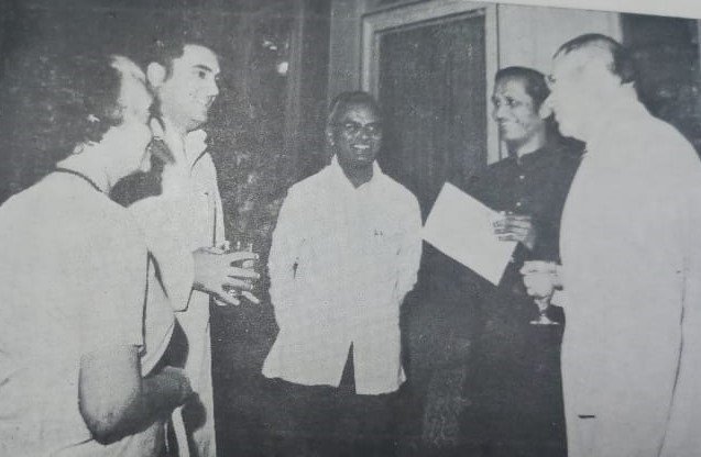 #ThrowbackThursday Prime Minister Indira Gandhi, Sri Rajiv Gandhi, Dr. BV Parameswara Rao, Founder BCT, Sri Bunkar Roy of Tilonia, Rajasthan, Sri Robert Mc Namara, President, World Bank, at the luncheon hosted by the Prime Minister on 27th March 1981
#indiragandhi #robertmcnamara