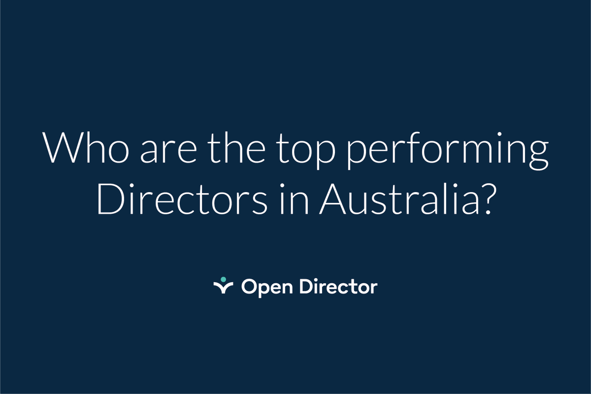 director_open's tweet photo. We analyse #ASX200 #director performance, #remuneration and experience. Board composition be it size, independence, #gender, experience, average age and director past #performance is likely to be an important determinant of how a board functions.
 https://t.co/Zwbb93SgI3 https://t.co/TPf3KU4fyz