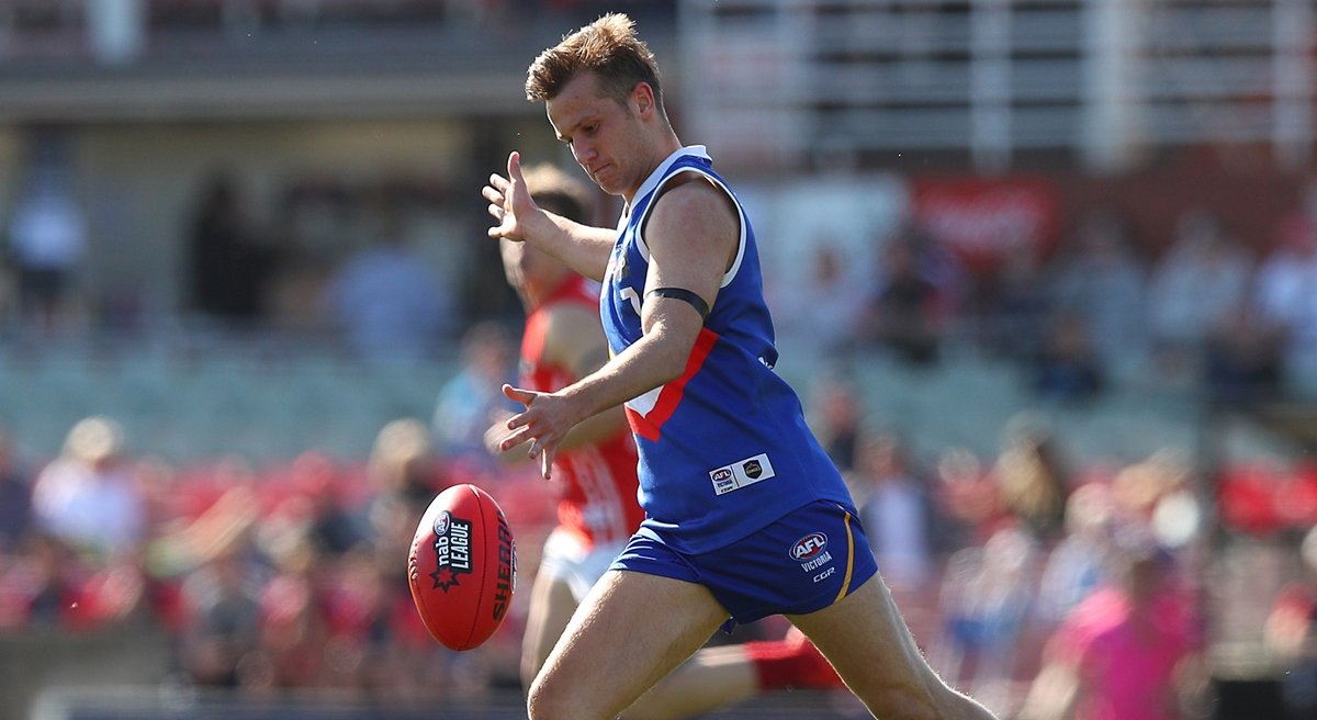 .@Eastern_Ranges Lachlan Stapleton ended the season with the club’s best-and-fairest award and #NABLeagueBoys Team of the Year honours. What is next for the Ranges' on-baller? Full @AFLDraft Watch profile: bit.ly/35ovhCG