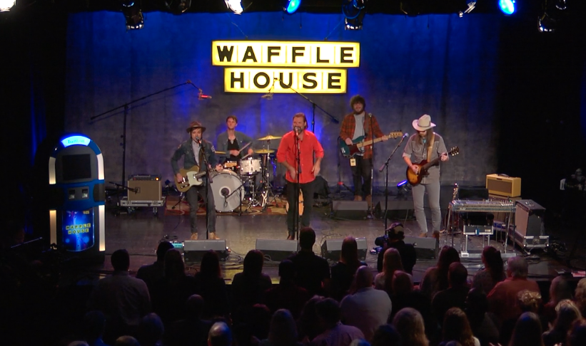 TouchTunes's tweet photo. 🎸🎶No question we're going to have this stuck in our head for the rest of 2019 and beyond @macpowell! W-A-F-F-L-E H-O-U-S-E #WHTunies @WaffleHouse @wafflerecords #MacPowell #MPFR https://t.co/fzAqFf8Xmh