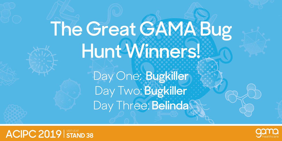 ClinellAU's tweet photo. WINNERS! We are pleased to announce the winners of the competition on our ACIPC game! Congratulations to Bugkiller and Belinda!! #AR #game #winner #ACIPC19 https://t.co/U47ThFFwQp