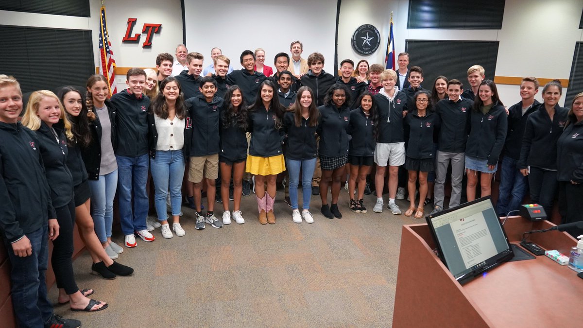 ltisdschools (@ltisdschools) on Twitter photo The Lake Travis school board is pleased to recognize <a href="/LakeTravisHS/">LT High School</a> Team Tennis for its amazing season and playoff run. The Cavs made their second straight appearance at the team tennis state tournament in October and finished third in Texas 6A. Way to go LT! 🎾👏👍 The Lake Travis school board is pleased to recognize <a href="/LakeTravisHS/">LT High School</a> Team Tennis for its amazing season and playoff run. The Cavs made their second straight appearance at the team tennis state tournament in October and finished third in Texas 6A. Way to go LT! 🎾👏👍