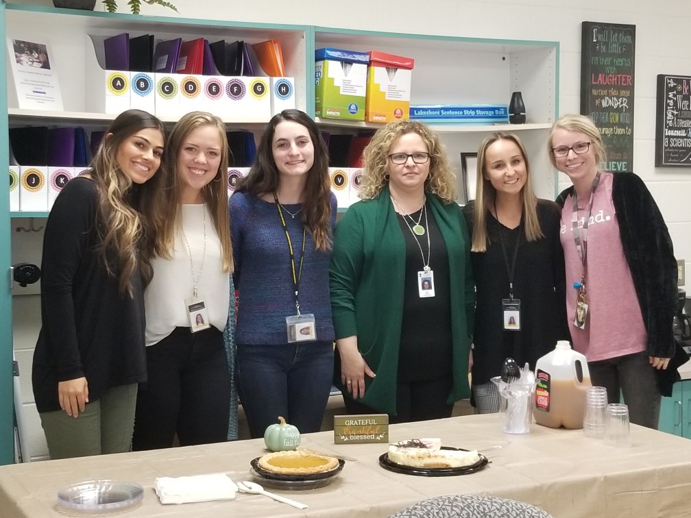 Blessed to host Cider &amp; Conversation for these student teachers. Dialogue involved school/teacher expectations, professionalism and preparing for  interviews. Good luck ladies on your path to a rewarding career!  <a href="/CCSD_PD/">Prof Dev</a> <a href="/HSpringsSTEM/">Holly Springs STEM</a> #ccsdilsimpact #ccsdgoodtogreat #1