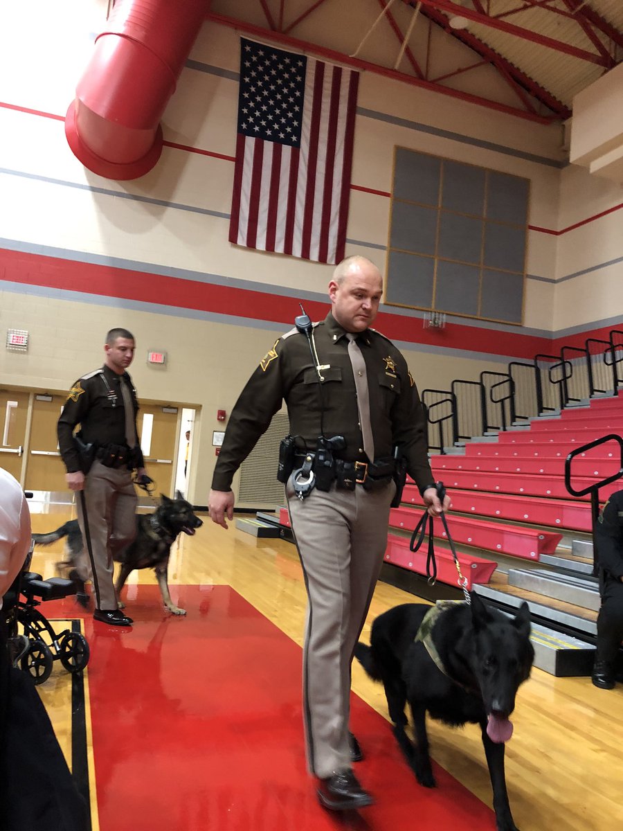 A nice memorial was held this evening for <a href="/Fishers_Police/">Fishers_Police</a> K9 Officer Harlej.  Many other departments attended including @NoblesvillePD, <a href="/Carmel_Police/">Carmel Police Department</a>, <a href="/WestfieldPolice/">Westfield Police Department - Indiana</a>, <a href="/IMPDnews/">IMPD</a>  among others.  Thank you to all.  <a href="/FishersIN/">FishersIN</a>