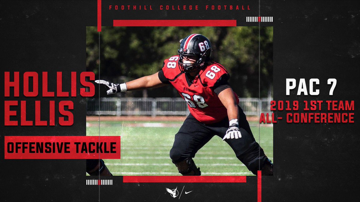 OwlFootball_'s tweet photo. Foothill Football Pac 7 All-conference recipients! 

@GavinTomberlin8 
Punter

@hollis_ellis 
Offensive Tackle 

@JakeSaltonstall 
Defensive End 

@slimfromthawood 
Linebacker

#OwlEra | #Foothill | 🦉 https://t.co/17aCE4hZvj