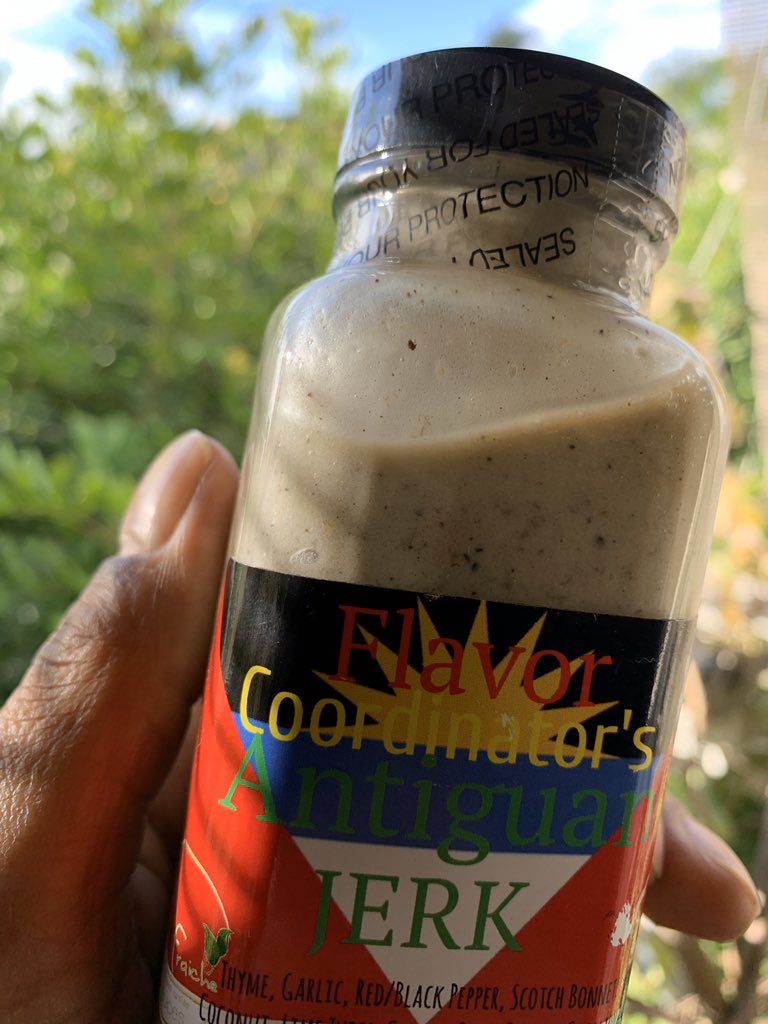 1kream1's tweet photo. Got flavor? If not go to https://t.co/Cjb9xMvdJ1 #antiguanjerk order your sauce today https://t.co/21qrXkbGPj
