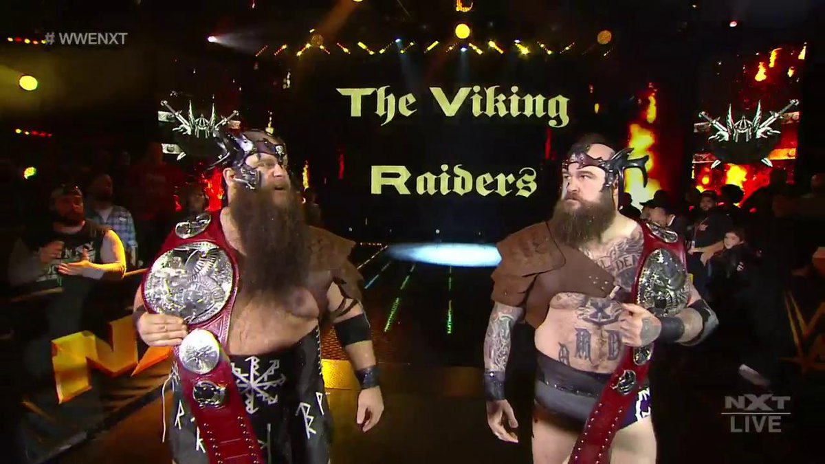 They're back. 🤘@Erik_WWE @Ivar_WWE #WWENXT