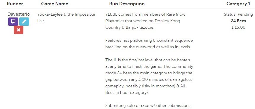 Davesterio's tweet photo. Hoping Yooka-Laylee &amp; the Impossible Lair has a shot at making it into @gamesdonequick !

@PlaytonicGames really made something special here that's flown under too many radars.

My submission:
https://t.co/OlxISTHmFL https://t.co/6Npi3E3kRI