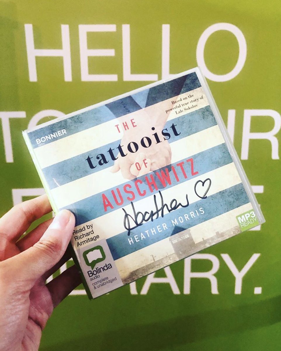 NSW PLA (@nswpla) on Twitter photo Our platinum sponsor <a href="/Bolindaaudio/">Bolinda audio</a> just treated us to an amazing surprise - Heather Morris, best selling author!
Everyone received a signed audio copy of The Tattooist of Auschwitz. 🎧📖
It was also announced that this will be made into a six part mini series! 🎥🎞
#switch2019au Our platinum sponsor <a href="/Bolindaaudio/">Bolinda audio</a> just treated us to an amazing surprise - Heather Morris, best selling author!
Everyone received a signed audio copy of The Tattooist of Auschwitz. 🎧📖
It was also announced that this will be made into a six part mini series! 🎥🎞
#switch2019au