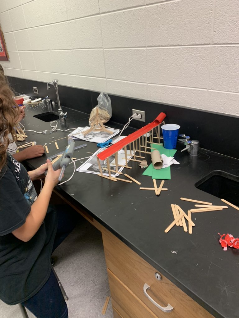 Sneak peek of my students building their ancient civilizations for our ACE showcase next month! I can’t wait to see the end product 😱 Thank you Mrs. Mclelland for leading this STEM class! #STEMdriven