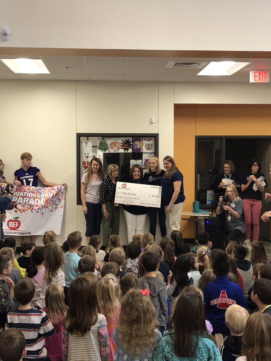 HerffES's tweet photo. Kinder, 1st, 2nd AND 3rd grade students (and teachers) are so grateful to @boerneeducation for the grant money that was awarded to our school! Thank you for your support! #dreamjourneylegacy #herffhawks #weareboerneisd @BoerneISD https://t.co/Dvl76hzFgZ