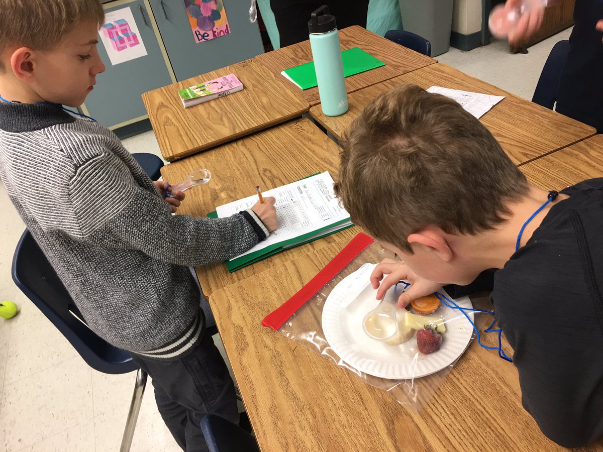 mrs_garrow's tweet photo. We spent some time recording observations of our mold terrariums this afternoon. What happens to food when it is kept under different conditions (light, darkness, cold, salted)? #mysteryscience #observing #recordingdata #SEL https://t.co/QYBG9MqIL1