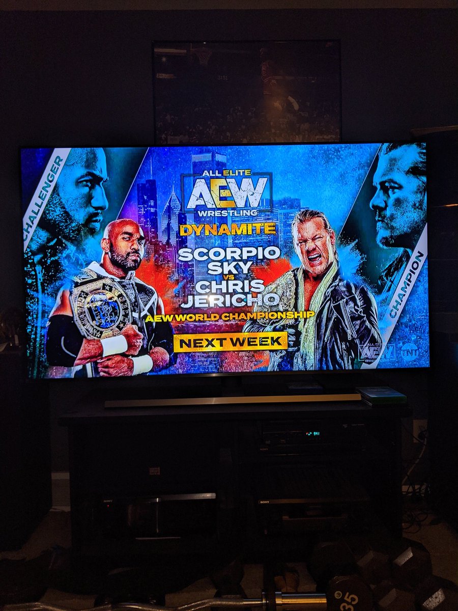 TheBizzel's tweet photo. @AEWrestling @ScorpioSky @tntdrama @AEWonTNT Looks like it from this. https://t.co/hjKPiJ3j4X