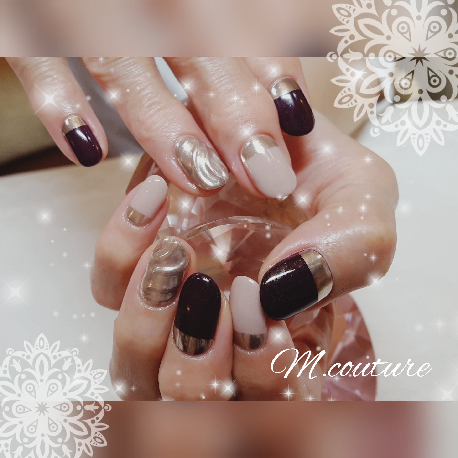 M Couture A Twitter ツルンとしたメタリックがかっこいいミラーネイル フレンチにして入れるとキリッと大人素敵なデザインに グラデーションにして入れると強くなりすぎず ラメのような雰囲気に M Couture A Twitter ツルンとしたメタリックがかっこいいミラーネイル フレンチにして入れるとキリッと大人素敵なデザインに グラデーションにして入れると強くなりすぎず ラメのような雰囲気に
