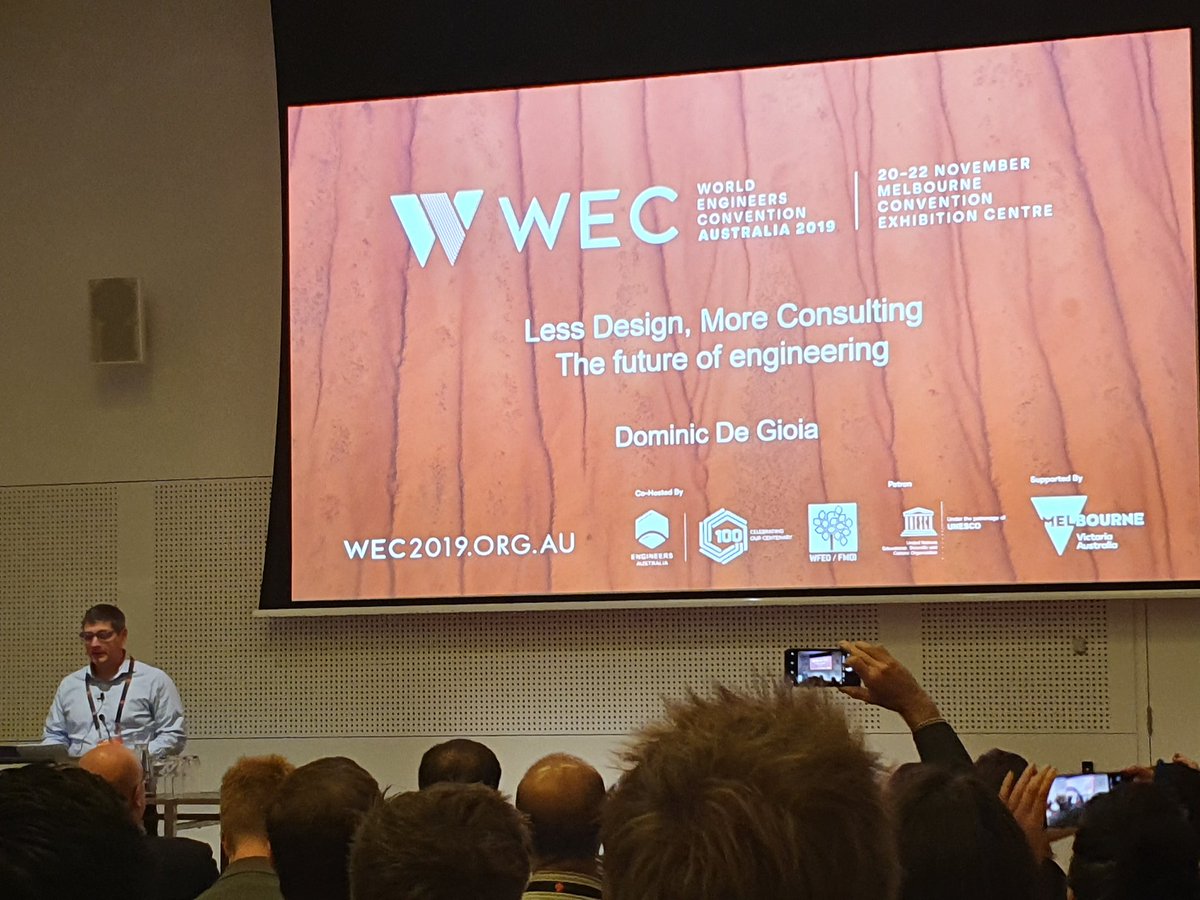 ABatteryofEngs's tweet image. Packed house for the podcast talk point technical session about Less design &amp;amp; more consulting by Dominic @EngineerHeroes 
#engineerssupportingengineers 
#WECAUS19 #wec19aus