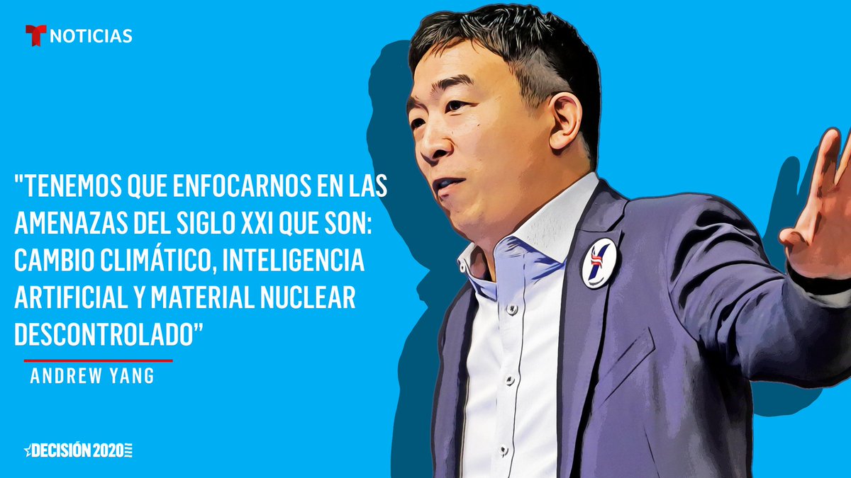TelemundoNews's tweet image. 🇺🇸 @AndrewYang durante el #DemDebate5 #Decision2020 

Sigue nuestro LIVEBLOG 👉🏻 tlmdo.co/37luWTr